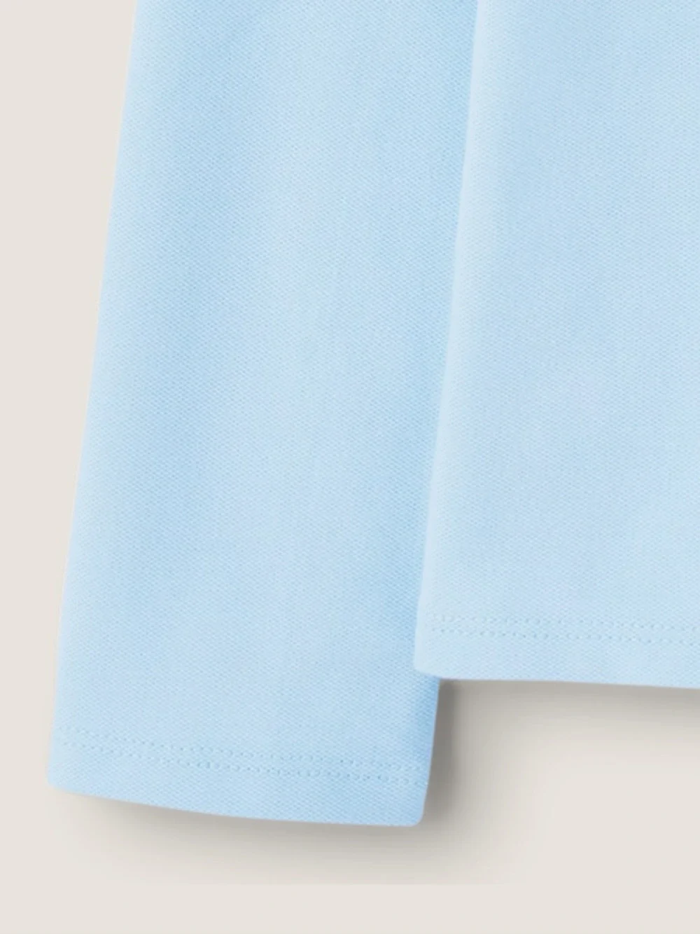 Gymboree Girls Ruffle Polo Uniform Light Blue Long Sleeve Top Size 10